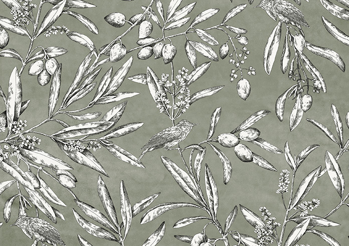 Aviary Velvet, Spruce - Made to Measure Curtain - Image 9